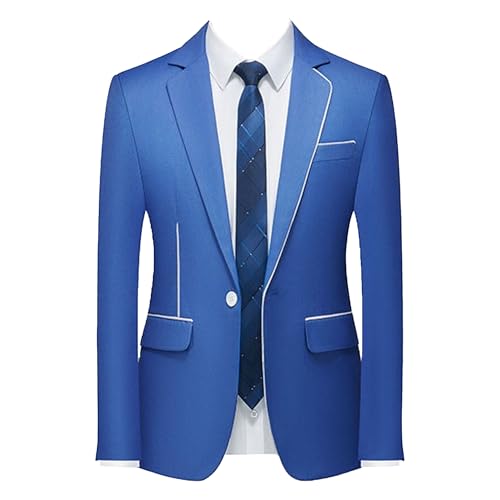Men's Suit Jacket Notched Lapel Casual Fashion Dress Blazer Business Trend Casual Handsome Shirt Tops