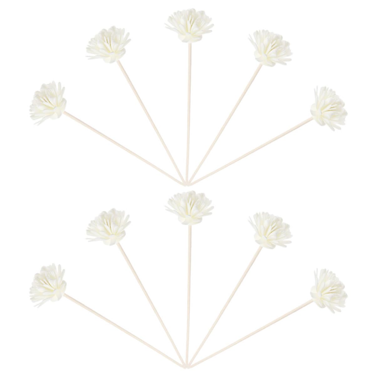 STOBAZA Essential Oil Diffuser Sticks 10pcs Diffuser Sticks Dried Flowers for Aromatherapy