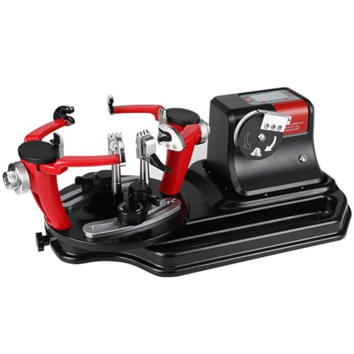 Máquina de encordado profesional de raqueta de bádminton con sincronización de 6 puntos, 3 niveles de velocidad e inducción automática para una configuración eficiente