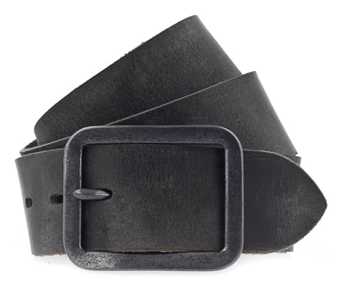 Vanzetti Leather Belt W95 Black - możliwość skrócenia