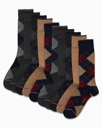 Tommy Hilfiger Men's Casual Soft Cotton Blend Crew Socks - 10 Pack2