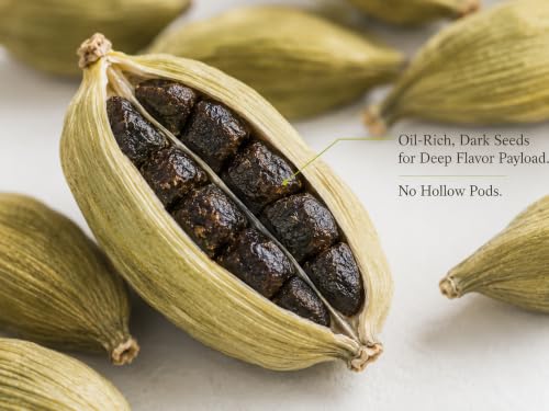 Image of Forest Flavours Premium Green Cardamom 50g | 8mm Bold Whole Pods (Choti Hari Elaichi) | Aromatic Indian Spice for Tea, Biryani & Sweets | Fresh & Natural Export Quality