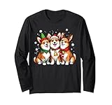 Photo Gallery corgi cani natale divertente babbo natale renna elfo vacanze maglia a manica Photo Gallery corgi cani natale divertente babbo natale renna elfo vacanze maglia a manica