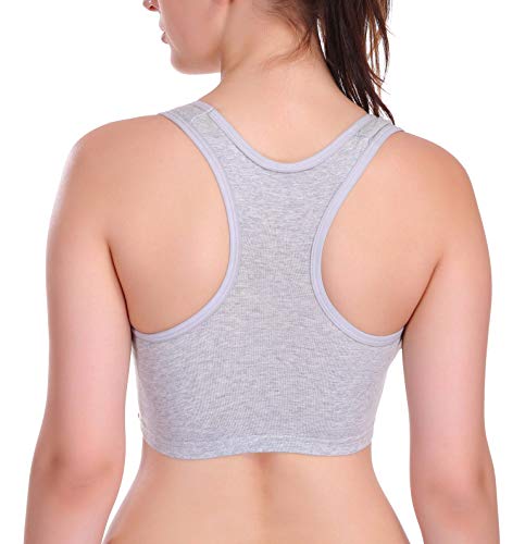 Image of Eve's Beauty Women's Cotton Padded Wire Free Sports Bra