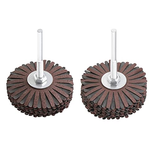 Poncez les reliefs avec les étoiles abrasives uxcell à lamelles souples grain 120/320