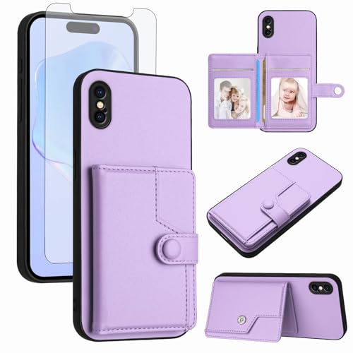 Coque iPhone Xs blindée RFID et béquille de visionnage au dos