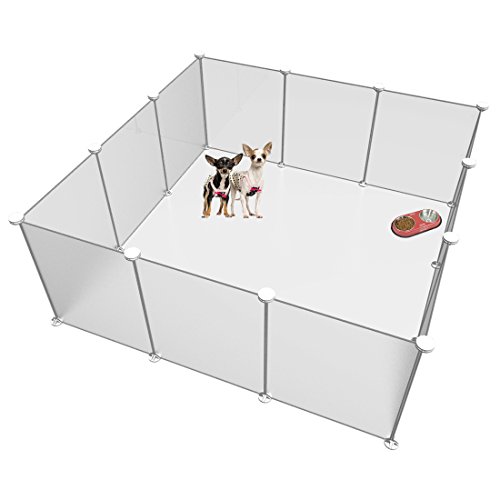 SPAZIO INCLINATO REGOLABILE GRATUITO - Il design modulare, combinazione libera, pu¨° regolare la dimensione e l'altezza del box in base alle dimensioni del sito e dell'animale. Fornisce un massimo di 20 piedi quadrati di spazio per i piccoli animali. Se acquisti pi¨´ di uno, ¨¨ possibile fornire una sede pi¨´ ampia o un recinto per il vostro animale domestico.