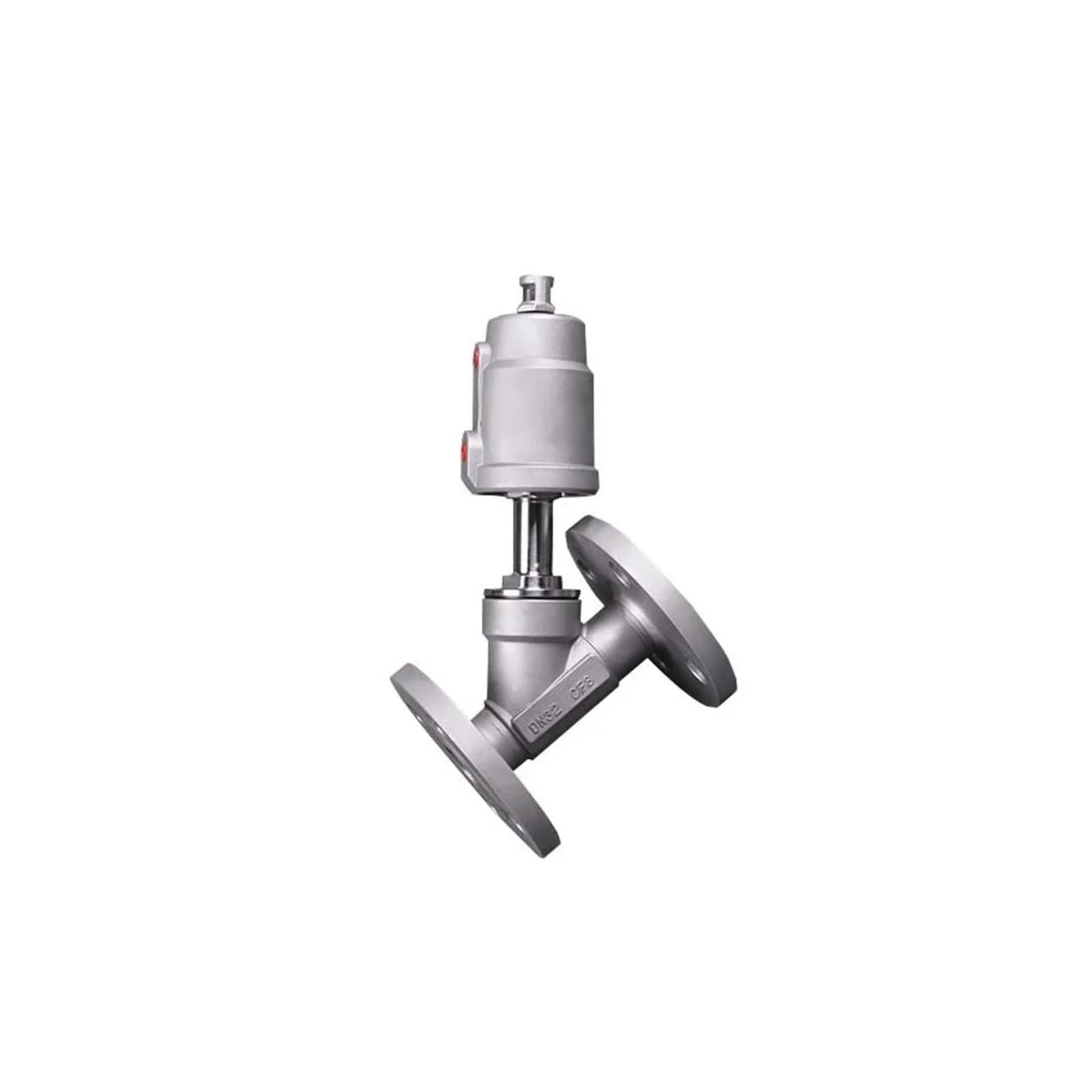 Tybophqj Open-Double Acting Dn100 Stainless Steel Flanged Pneumatic Angle Seat Valve(Open-Double Acting)