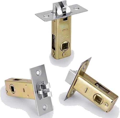 ドアバレルロック、 バスルームシングルデッドボルトロックシリンダー1個、ドアロック本体、各種パディングマージン、3バーシングルタングロック本体バレルロック(Margins 25mm)