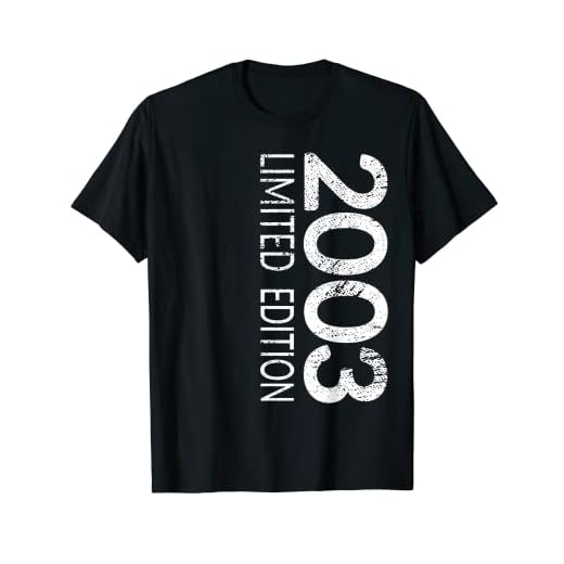 Regalo de cumpleaños para niños y niñas, 19 años 2003. Camiseta