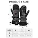 Ddujbtp Men Women Heated Gloves Ski Gloves Snowboard Gloves Touchscreens Gloves Electric Hand Warmers for Cycling Biking Hiking
