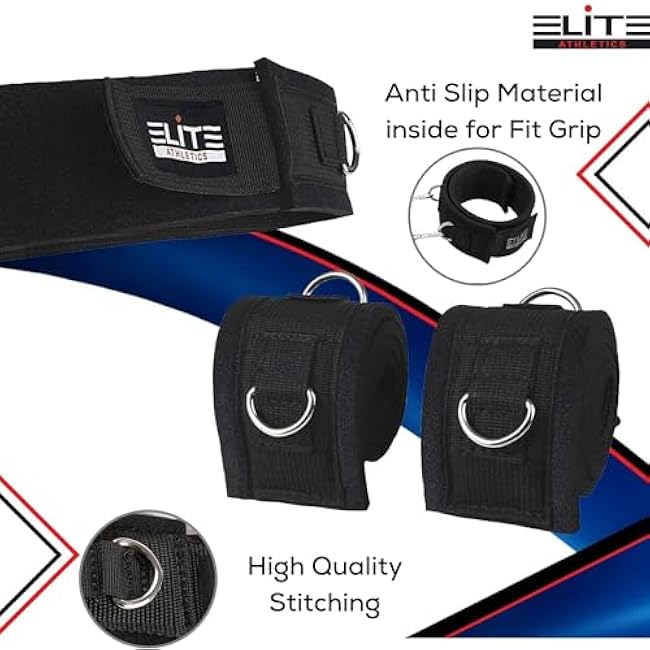 Elite Supplies 11 Pieces Speed Agility Strength Leg Resistance Bands - for All Sports & Exercise Fitness Fast Sprinting, Explosive, Agile, Strength, Endurance