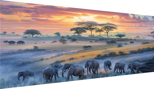 Paysage broderie diamant kit complet pour décorer votre salon avec un tableau XXL 5D