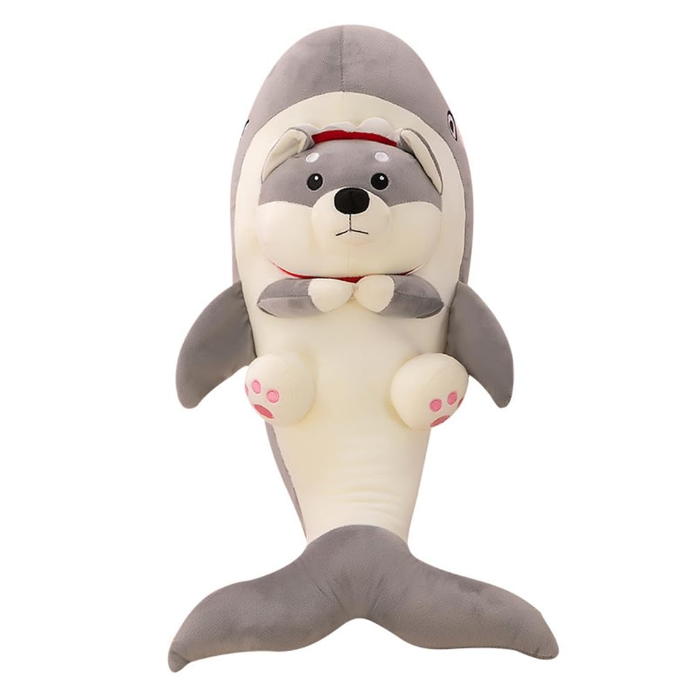CTRLZS Soft Sharkdog Plush Toy Cute Plushie Hugging Doll Plush Pillow Sharkdog Stuffed Animal Plush 1 Piece