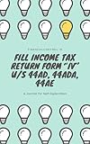 Fill Income Tax Return Form “IV” u/s 44AD, 44ADA, 44AE: ITR 4