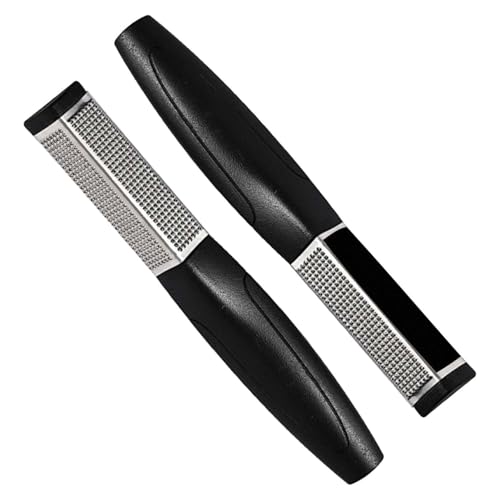Image of TEMPERIA (1pc) Foot Scrubber for Dead Skin - 3 Sided Pedicure Kit for Women - Feet File Scrub Tools, Heel Scraper Filer & Leg Cleaner Brush - Easy to Carry Travel Friendly (HF343)