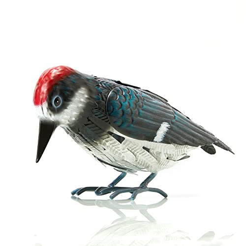 Metal-Woodpecker-Bird-Figurine-Beautiful-Backyard-Garden-Gift-Birds-Statue-Sculpture-Art-Large-Realistic-Outdoor-Spring-Summer-Metal-Yard-Art-for-Lawn-Ornament-Decoration-Ornament-Decor-7-H Metal Woodpecker Bird Figurine Beautiful Backyard Garden Gift Birds Statue Sculpture Art Large Realistic Outdoor Spring Summer Metal Yard Art for Lawn Ornament Decoration Ornament Decor 7 H