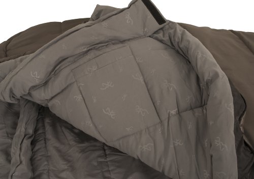 Browning Camping Kenai Bolsa de Dormir Momia Ancha -20 Grados, Arcilla, 40 Pulgadas x 86 Pulgadas miniatura 4