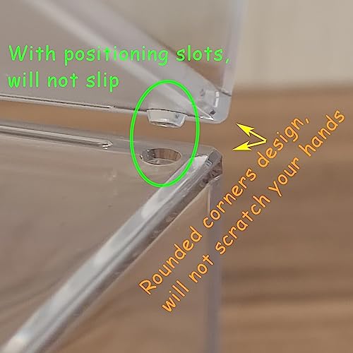 2-Pack UV Protected Clear Acrylic Baseball Display Case, Fit Official Size - image 3