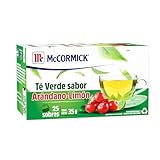 McCormick Té Verde Sabor Arándano con Limón 25 sobres