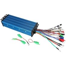 36V 48V 52V 60V 64V 72V 84V Brushless Controller, 1000-2200W, Maximum Current 50A Motor Speed Controller for E-Bike Electric Bicycle Go Kart Scooter ATV, Aluminum