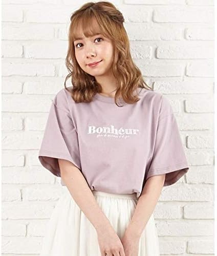 Amazon イング Ingni Sweetロゴtシャツ ラベンダー M Tシャツ カットソー 通販
