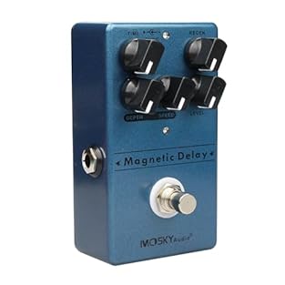 Time Knob– This Time control roughly sets the length between your repeats between 40ms and 600ms.This range is well suited for classic,vintage delay sounds that are great for slap-back or medium length delay times. Depth Knob– Turn this control to ac...