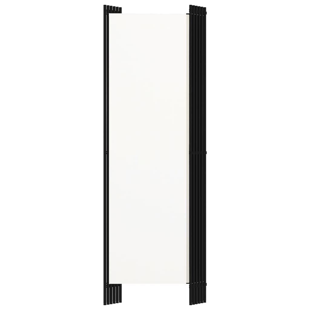 Paravent Interieur, Cloison de Séparation Séparateur de Pièce Diviseur Écran d'Intimité 6 Panneaux Blanc 300x180 cm