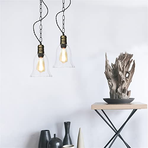 Luces colgantes vintage con araña de cristal y acabados de calidad 2