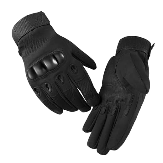 Hioip Gants de Moto Homme, Gants Scooter Motocross, Gant pour Moto Randonnée Camping Escalade Chasse Cyclisme Activités de Plein Air (XL, Noir)