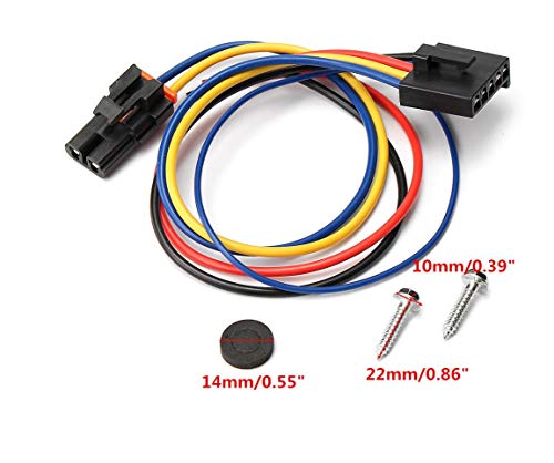 Surwit HVAC Blower Motor Control Module Resistor Kit w/Harness Compatible with Chevy Silverado Tahoe Trailblazer GMC Sierra Envoy Yukon XL - Part# 15-81773 RU-631 89018778 89019351