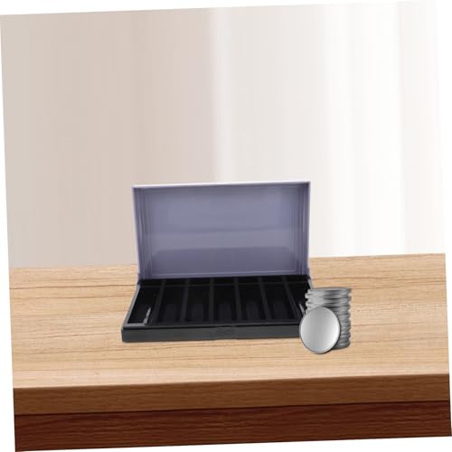 Caja organizadora para monedas NUOBESTY gris miniatura 5