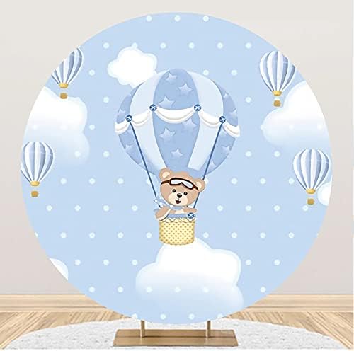 Toile De Fond Ronde 2m Motif Damier Noir Et Blanc - Décoration Fête, Photo, Studio, Mariage