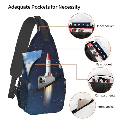 Bolso tipo bandolera cruzado para hombre y mujer miniatura 4
