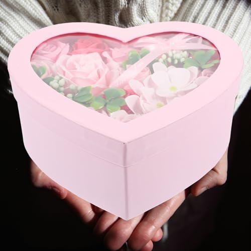 Entretien facile sans eau boîte fleur savon pour anniversaire - 8