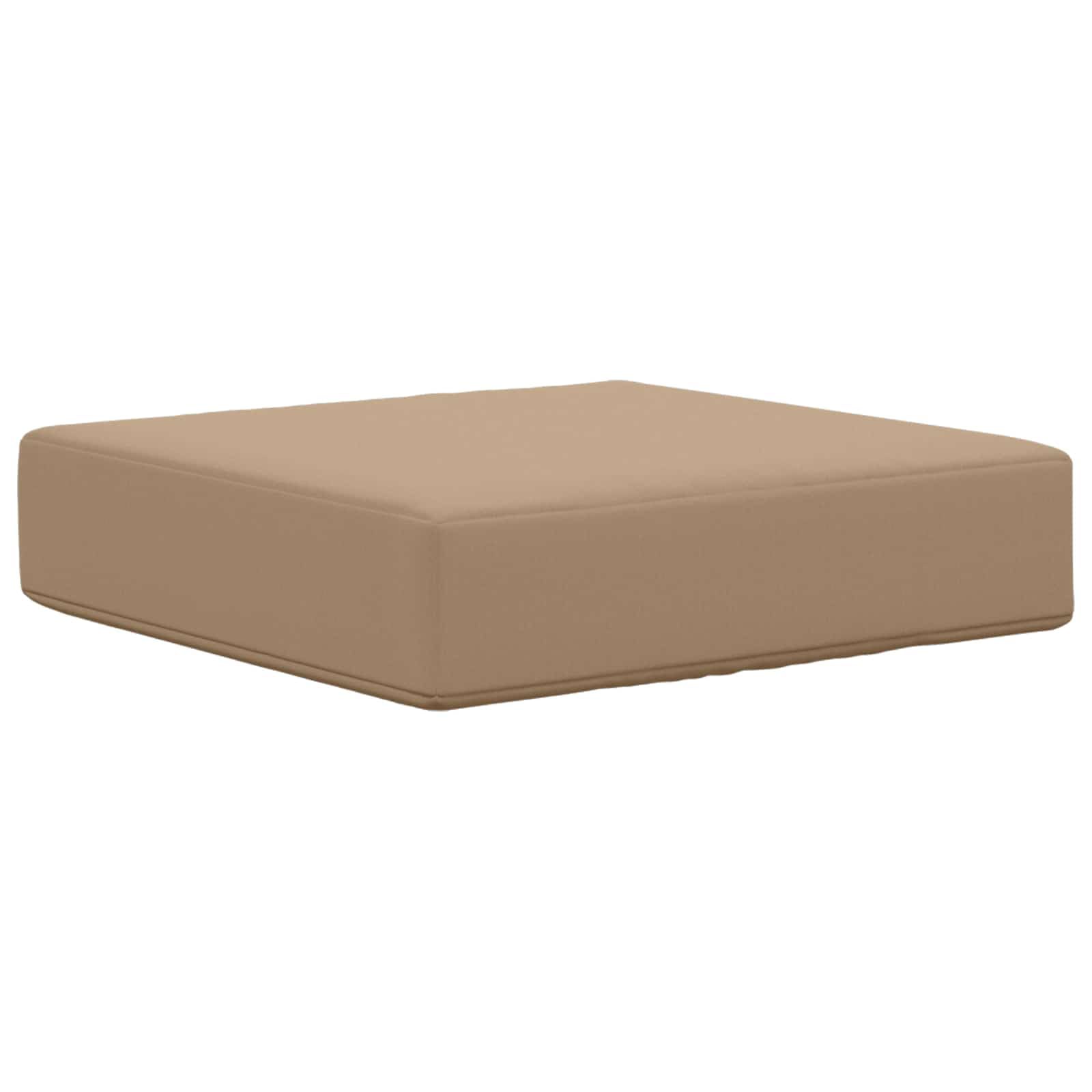 Coussin de chaise moderne taupe de 8 cm pour soulager l'assise rigide
