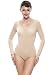 Franato Women's Shapewear Long Sleeve Leotard Open Crotch Body Shapers Plus Size