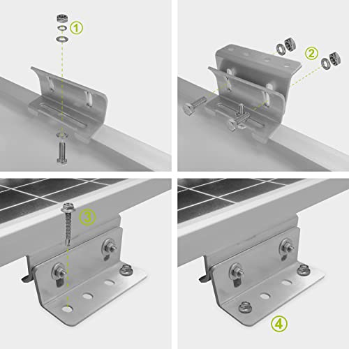 Newpowa Suporte de montagem de painel solar (superfície curvada UV1)