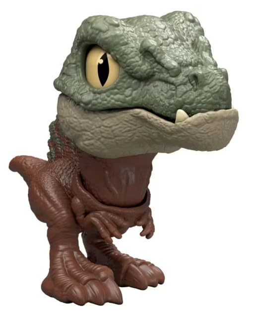 Mattel - Figura de acción de dinosaurio de los Jurassic Mighty Bitters (Real World Feel)