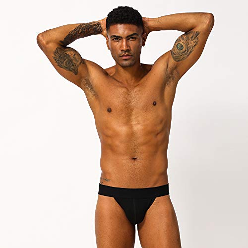 Evankin Men's Jockstraps Athletic Supporters Underwear Sexy Jock Strap Sports Cotton Stretch Thong2