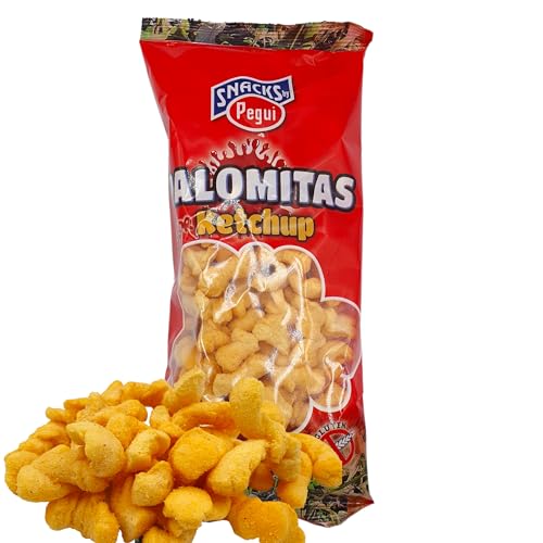 Imagen de Gusanitos Ketchup - Aperitivo de Maíz Horneado Sabor a Ketchup Pegui
