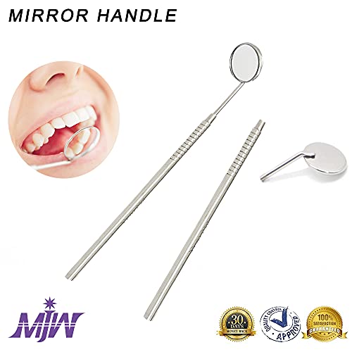 Excellent Quality Dental Mirror with Handle, Stainless Steel Dentist Tools for Teeth Cleaning Inspection, Oral Hygiene Mouth Mirror for Daily Use CE
