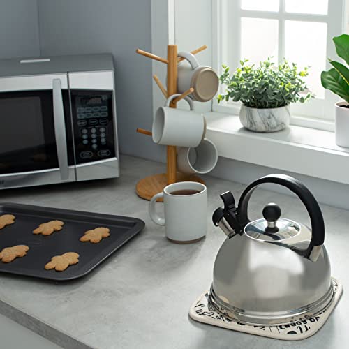 Kitchen Details Tea Kettle, Dimensions: 9"D X 8"W X 8"H, 2.6 Capacity, Makes 10 Cups, Durable. Kitchen, Small Appliances #TOP1