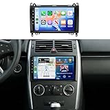 4G+64G Radio for Mercedes Benz Sprinter B200 W169 W245 W639 Viano Vito W906 2008-2011 Car Stereo with Wireless Carplay Android Auto,5.0Bluetooth DSP 32EQ,9inch IPS Touch Screen,FM/RDS GPS WiFi Camera