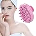 Produktbild Kopfmassage Bürste,Shampoobürste Haar Reinigung Haarwuchs Hair Scalp Massager Kopfhaut Massage Dusche Kopf, Hals und Körper Massagegerät, Haarmassagegerät für Männer, Frauen, Kinder (Rosa)