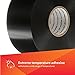 3M Scotchrap Vinyl Corrosion Protection Tape 50, 2 in x 100 ft, Black PVC, 10 mil Thick, Premium Grade, Printed, Excellent Tacking, High Conformability, Pressure Sensitive Rubber Adhesive, 1 Roll