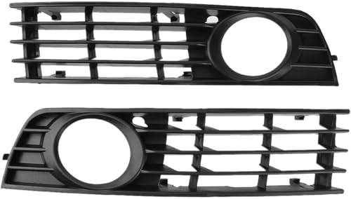 Grille de phare antibrouillard avant noir mat pour auto A4 B6