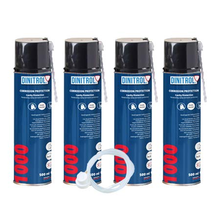 Cire cavité Dinitrol 1000 clair aérosol haut pouvoir pénétrant avec buse 60cm