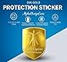 AlphaDesignLuxe 24K Gold Protection Stickers 6-Pack – Stylish Wellness Tags for Phones, Tablets & Electronics – Decorative Device Support Stickers