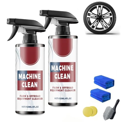 Nettoyant jantes et mousse de polissage pneus de voiture en lot de 2 flacons de 120 ml